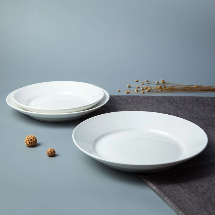 Wholesale Western Style Dinner Plates Set, High Quality Ceramic Restaurant Plate Set