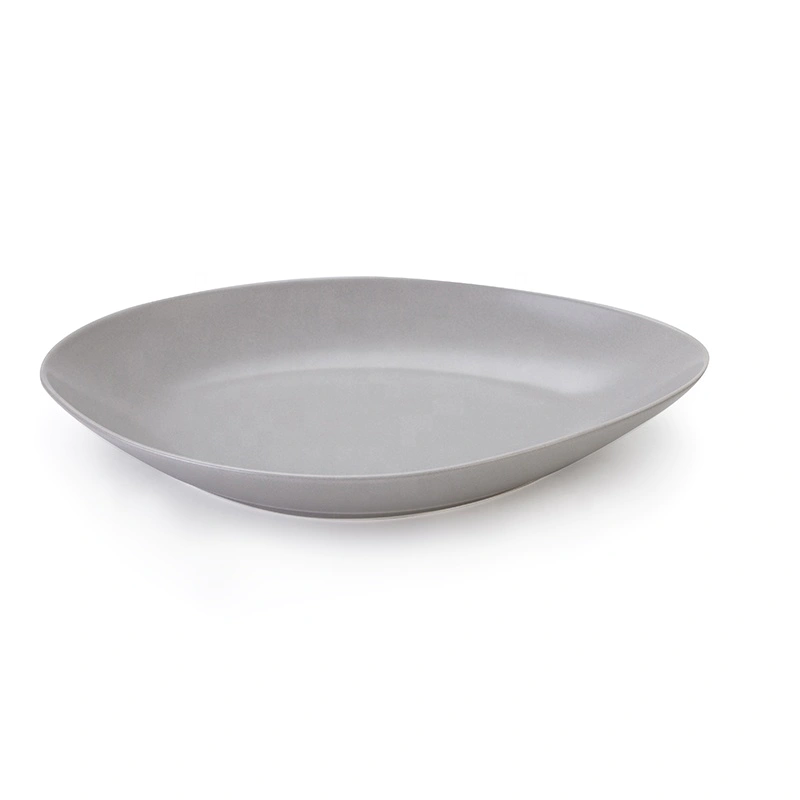 Eco-friendly Porcelain Banquet Irregular Tableware Plate, Unique Design Dinner Plate Restaurant*
