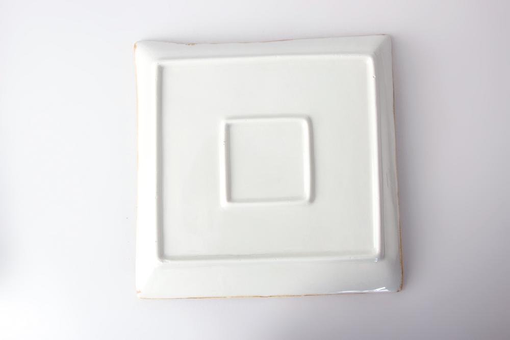 Modern Style Ceramic Dinnerware Color Restaurant Square Plate, Hot Selling Cafe Banquet Porcelain Square Plate Dishes>