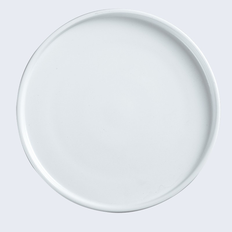 Kuait Environmentally Friendly 8/10/12 Inch Ceramic Porcelain Blue Dish Restaurant,Colorful Plates Restaurant Ceramic Dinner