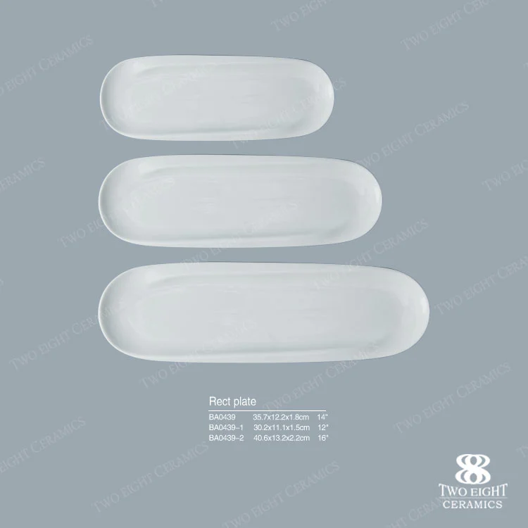 New products 2017 buying in bulk wholesale porcelain plate white sushi plate