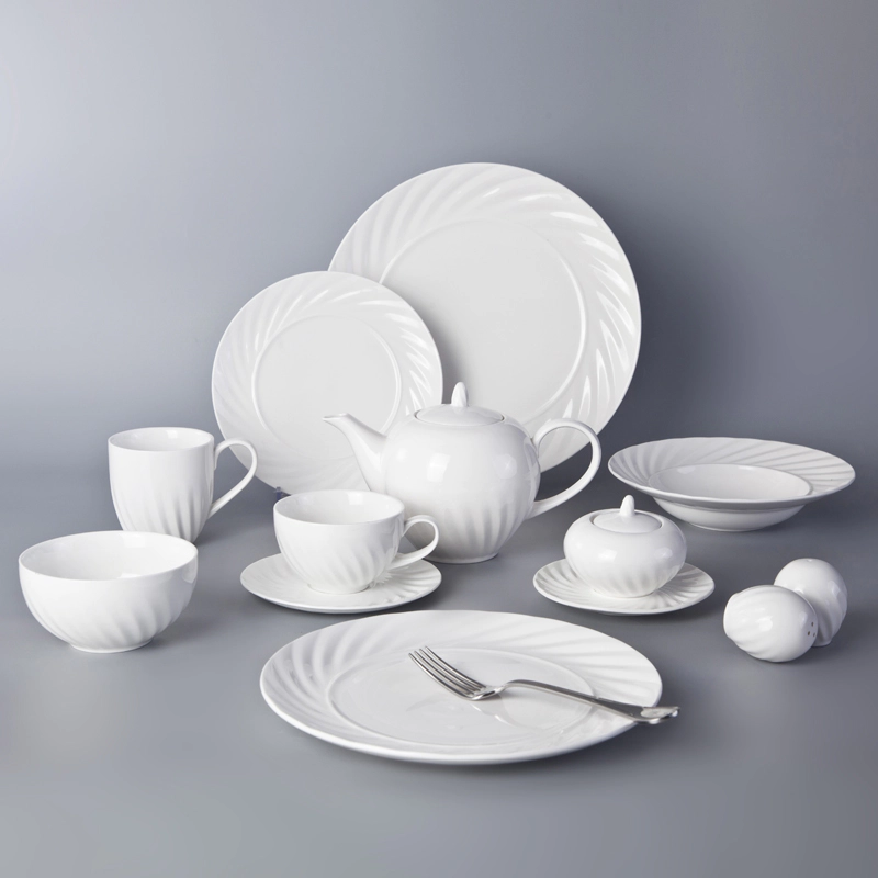 Porcelain tableware ceramic plate dishes factory supplies most selling products new arrival hotel used restaurant plates