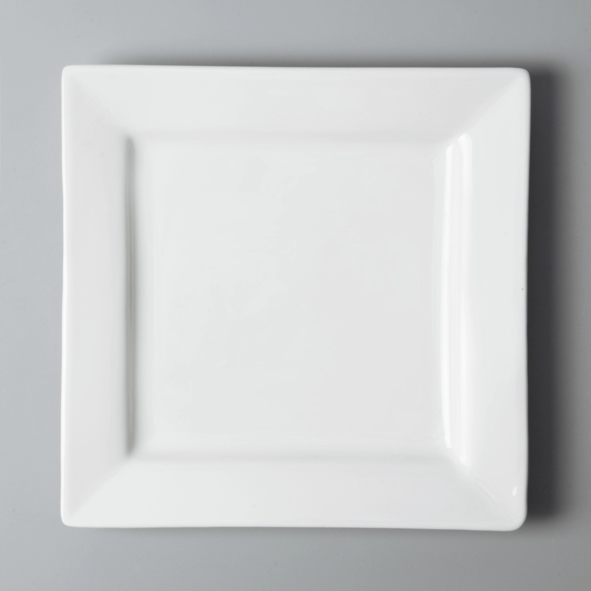 hot china wholesale ceramic plate restaurant dinnerware pasta square shape plates