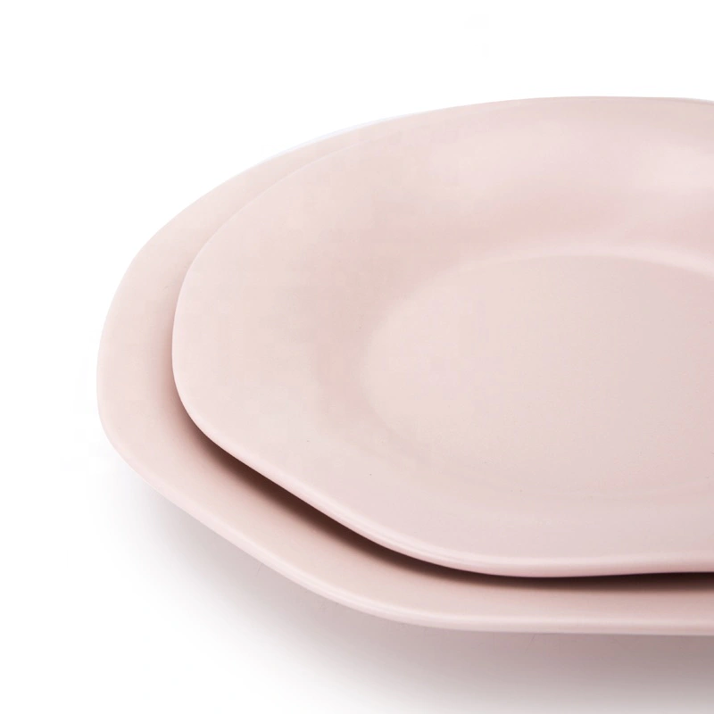 Ceramic China Porcelain Colore Catering Hotel Lotus Shaped Soup Plate, Porcelain Dinner Plate Salad Plate^