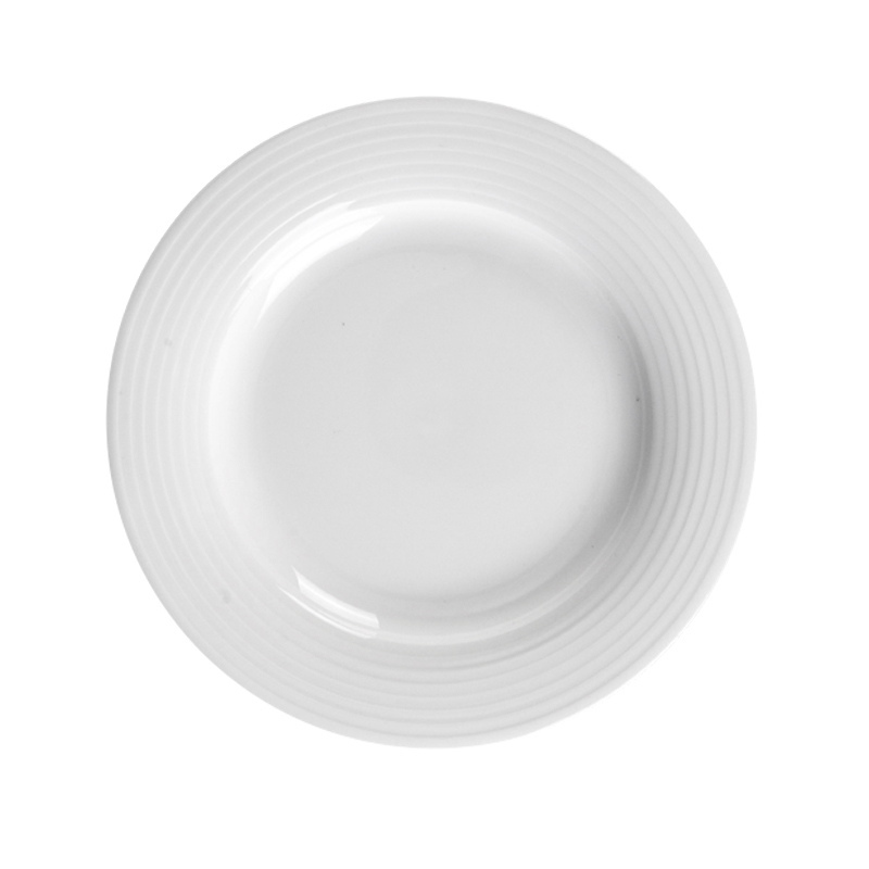 Eco Friendly Chaozhou Factory Used Restaurant Dishes For Sale, Porcelain Western Style Crockery UK Diner Plate^