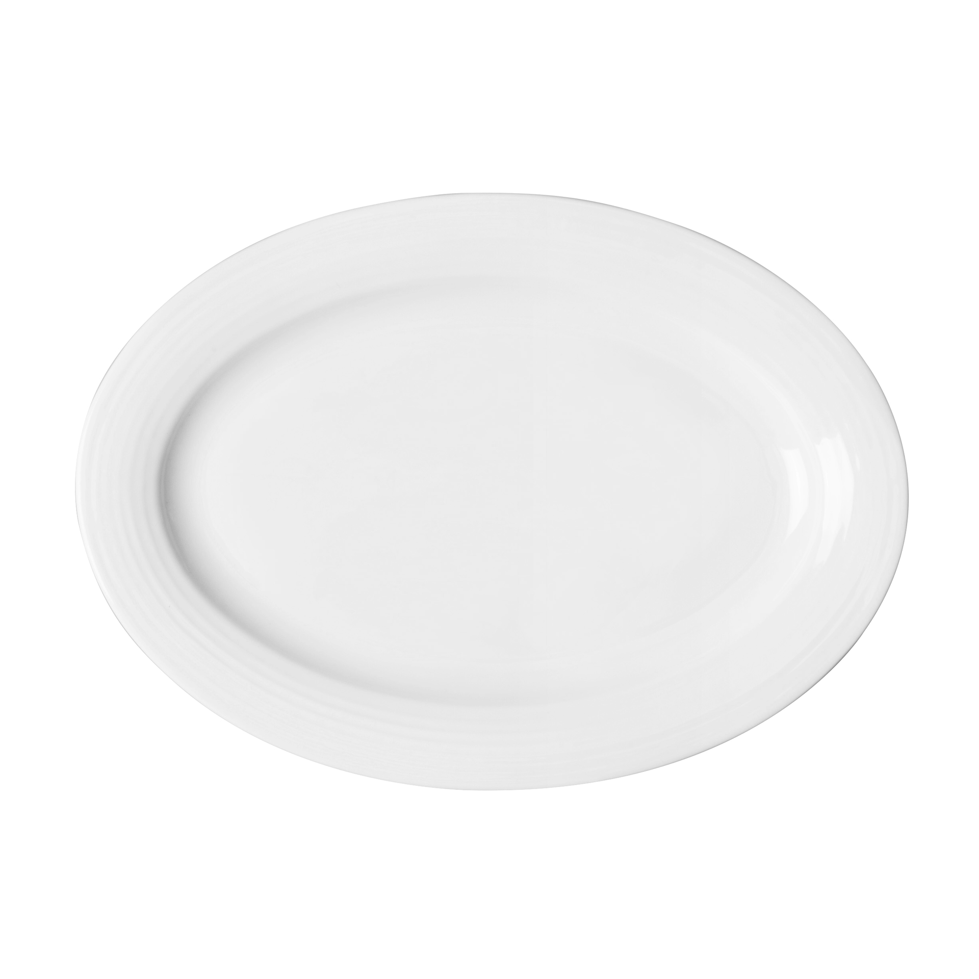 Nordic Chaozhou Manufacturer 10 Inch Dinner Plate, Bulk White Dinner Plates Restaurant Fish Plate Oval Dish
