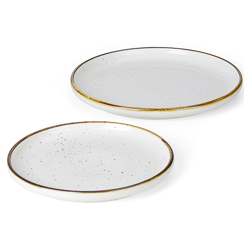 Restaurant Fine Porcelain Catering Serving Dishes, Wedding Plates, Round Banquet Fine Porcelain Dinner Plates Ceramic@