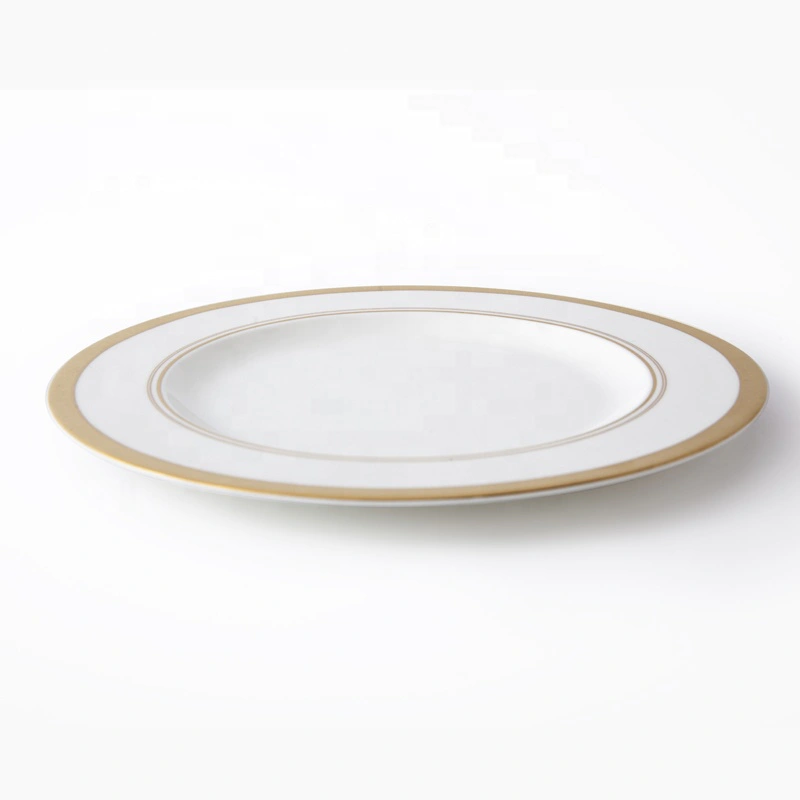 Gold Rim Hotel Luxury Grace DesignsDinneraware Plate, Bone China Charge Plate^