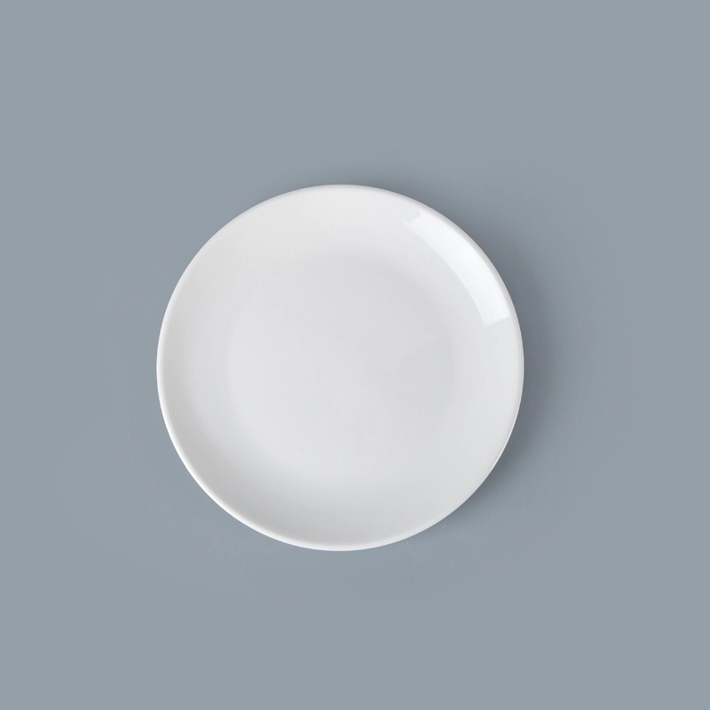 striking & trendy Coupe Plate white porcelain ceramics round plate Coupe Plate for restaurant