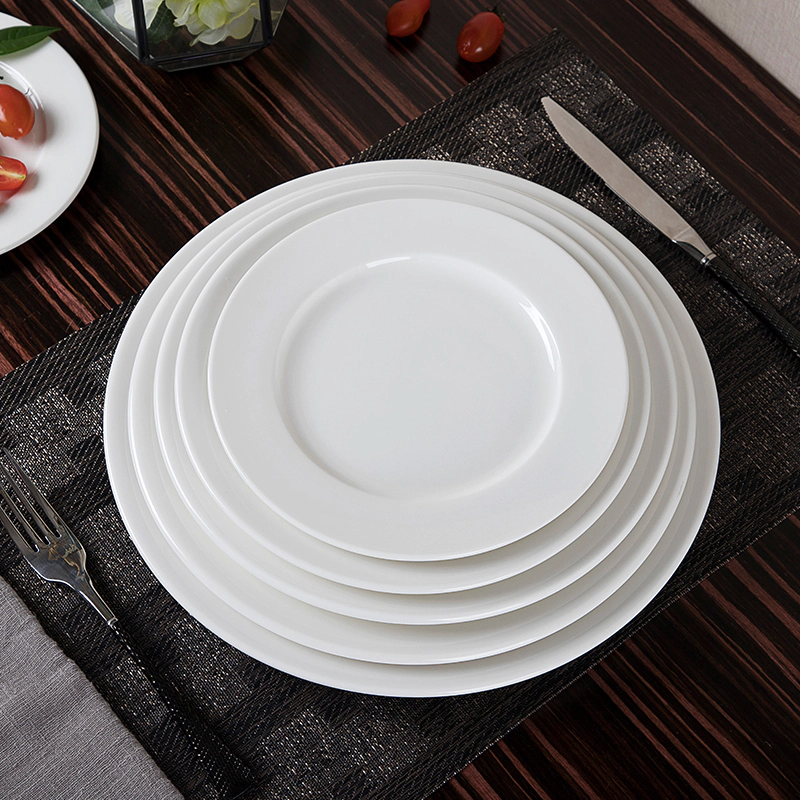 All Size Hotel Quality Dinner Plate For 5 Star Hotel, Wholesale Tableware Hotel Ware Porcelain, Round Ceramic Plate*