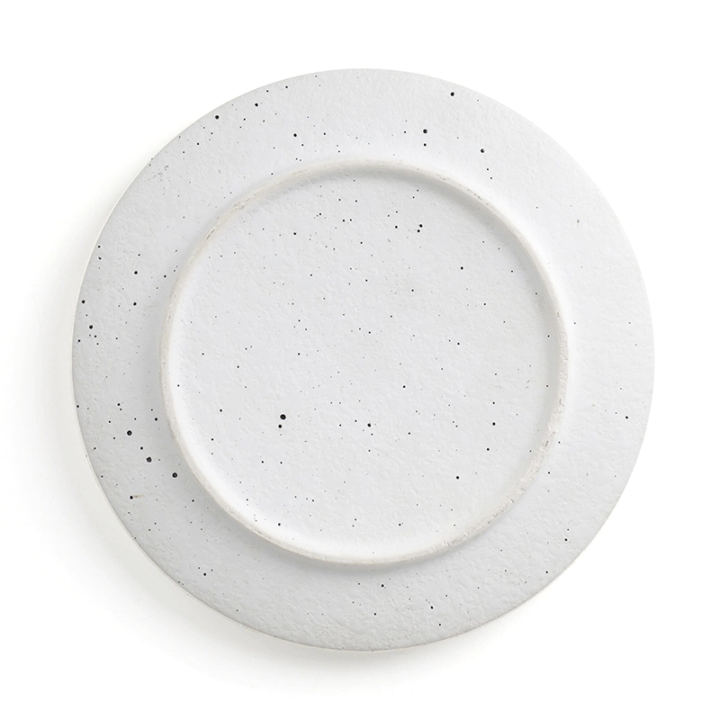 Restaurant Ceramic Plates Dishes, Dining Lounge Ceramics 12 Inch Dinner Plates, Round Cafe Vajilla Gourmet Cater Plate*