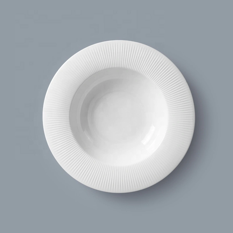 Hotel Tableware Bulk Porcelain Soup Plate, Hotel Quality Plates Soup Plate/
