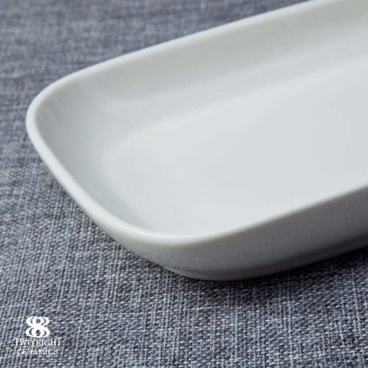 Bulk Ceramic Ware Kitchen Fine Quality Crockery White Porcelain Plate For Dishes^
