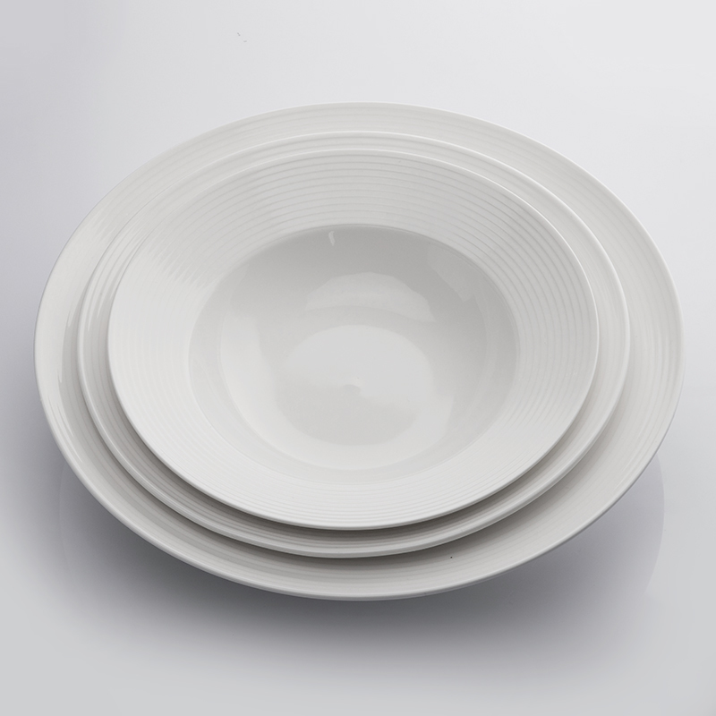 White Soup Crock , Ceramic Dinner Plates , Souplat%