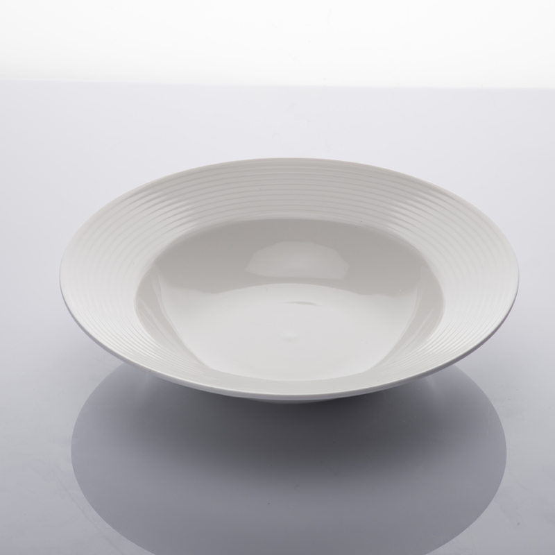 Luxurious Chaozhou Factory Bulk Dinner Plates Pasta Plate, Moden Strong Lounge Custom Ceramic Plate Coupe Bowl Deep