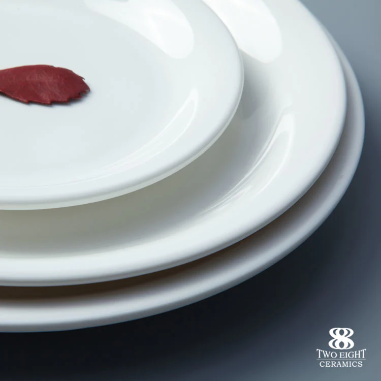 Wholesale Porcelain Dinnerware Dessert Plate, Ceramic Tableware Dinner Plate%