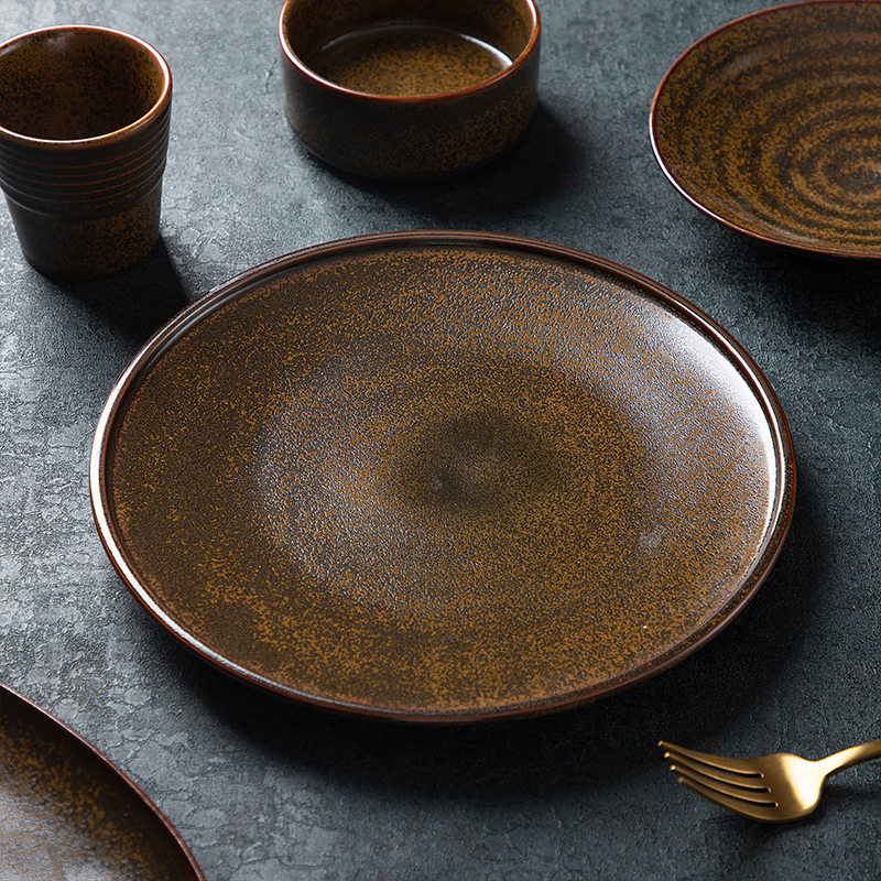 Restaurant Ceramic Plates Dishes Matt , Plate And Bowl, Porcelain Plate&