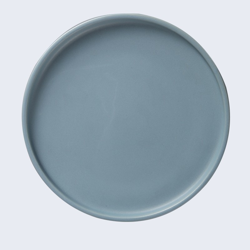 8/10/12 InchBlue And White Ceramic Plates And Bowls, Black Ceramic Plates, Color Plates Restaurant Ceramic Dinner