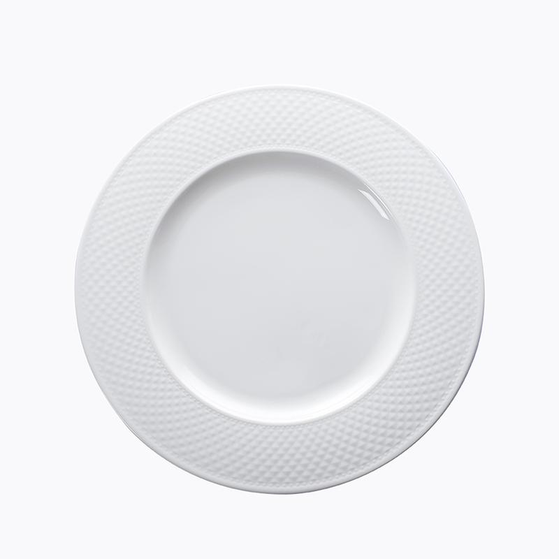 High Quality Restaurant PartyCharger Plates, Dinner Ware Plate, Bulk White Ceramic Dinner Plates%