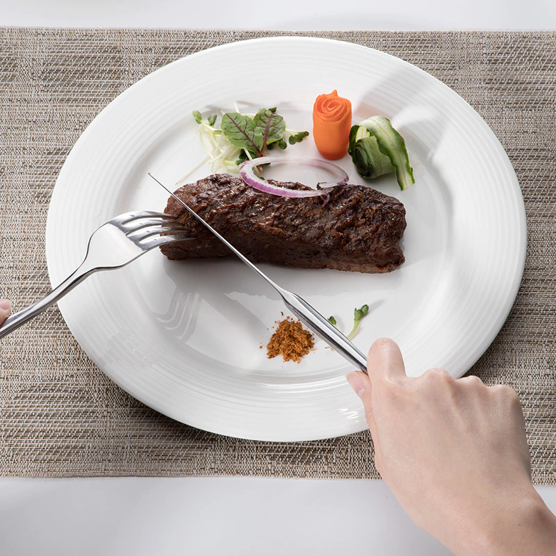 Ecofriendly High Quality Restaurant Tableware Logo Dinnerware Restaurant Plates, Unique Product Strong Lounge Tea Plate#
