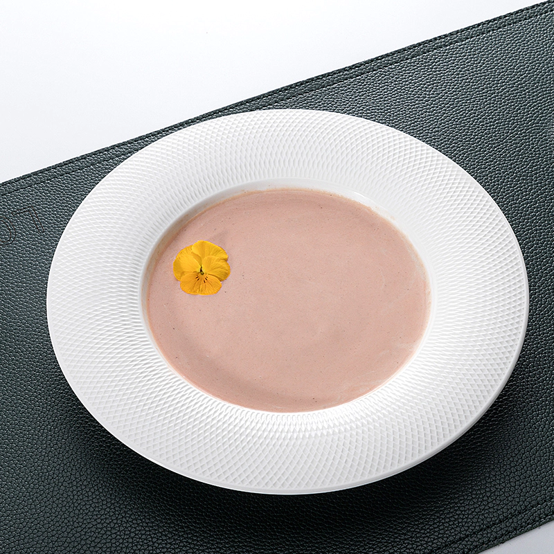 Eco Friendly Productos Innovadores Hotel Gourmet Platos para Banquetes, Ceramic Soup Plate%