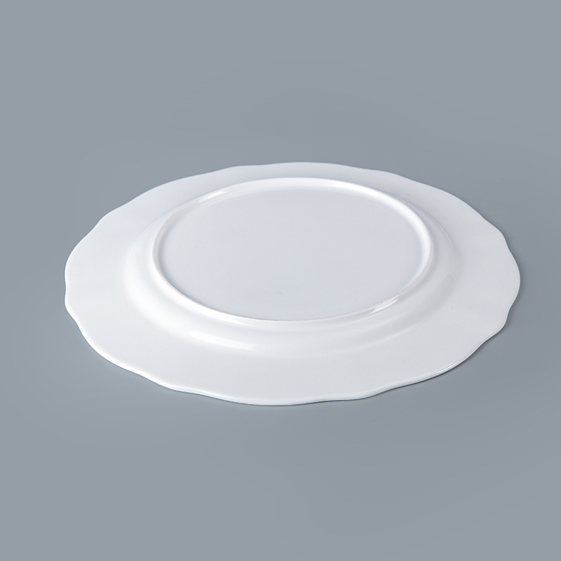 wholesale durable modern coupe plate white porcelain coupe plate hotel restaurant use coupe plate