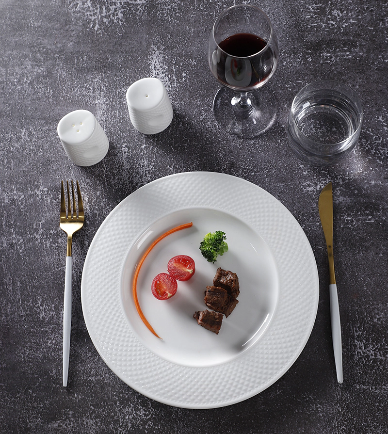 Hot Sale Banquet Dinnerware Ceramic Dinner Plates For Restaurant, Bone China Dinner Plate@
