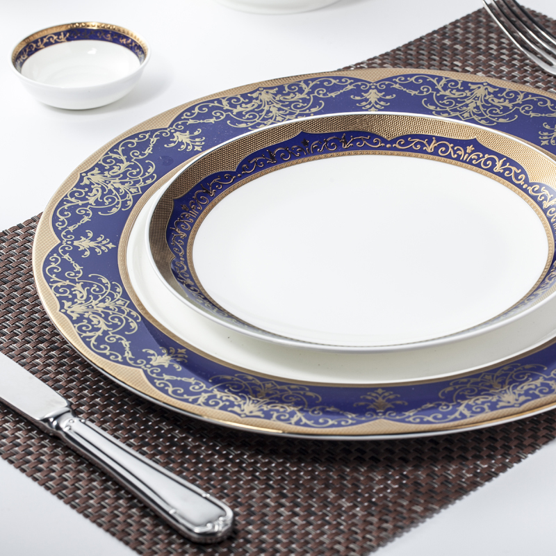 flat plate restaurant plates setsfine china dinnerware setsembossed royal classic bone china