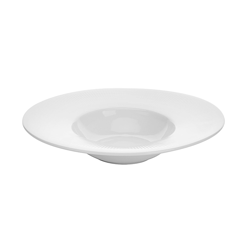 2019 Good Price Chaozhou Horeca Wide Rimmed Salad Bowl, Cafeteria Pasta Plate, Catering Plate