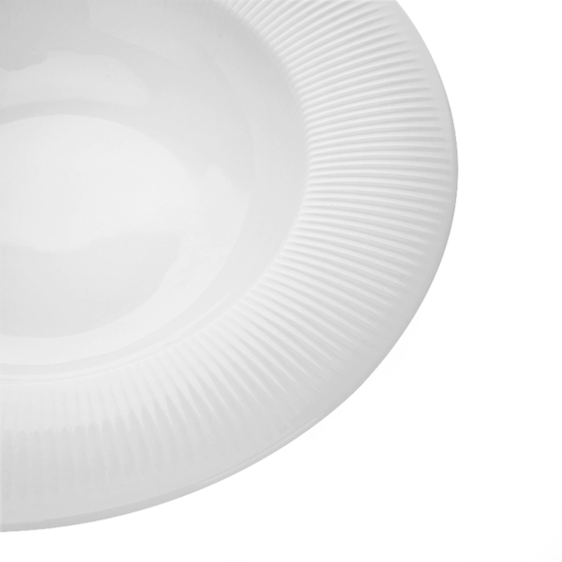 New Product Ideas 2019 Innovative for Hotels Marriott chinaware Restaurant Tableware Soup Plate, Plat De Service En Verre@