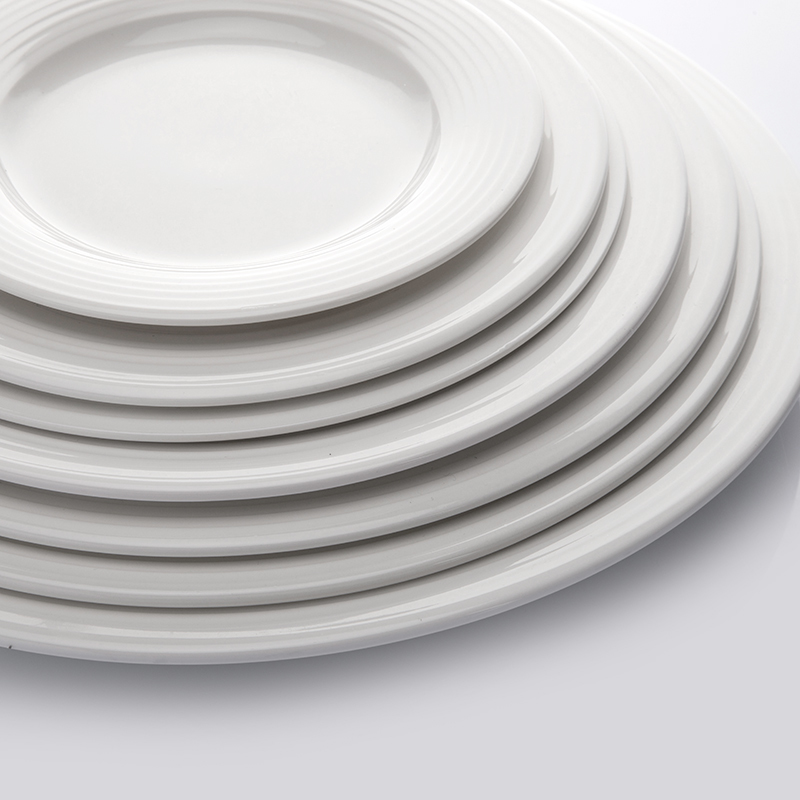 WholesalerWhite Round Porcelain Plate 10 