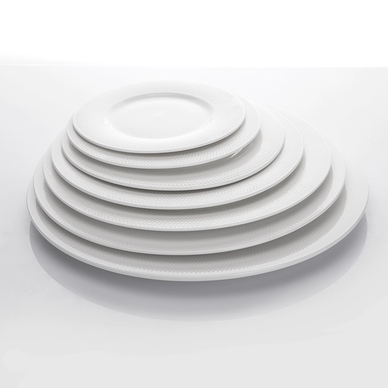 New Product Ideas 2019 Innovative for Hotels White Plates Ceramic Luxury Porcelain Tableware, Plates For Dinner Restaurant&