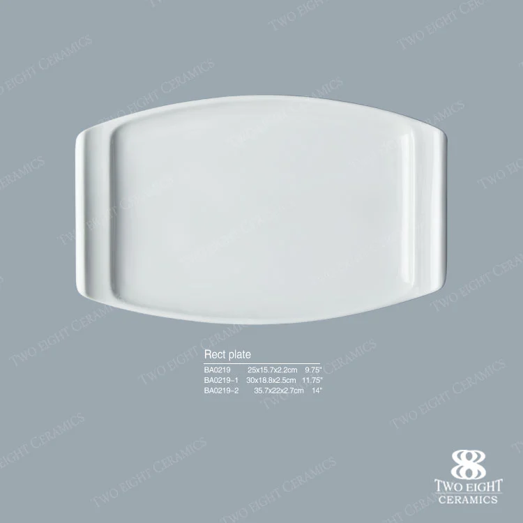 Chaozhou ceramic restaurant hotel supplies dinner charger plate for wholesale
