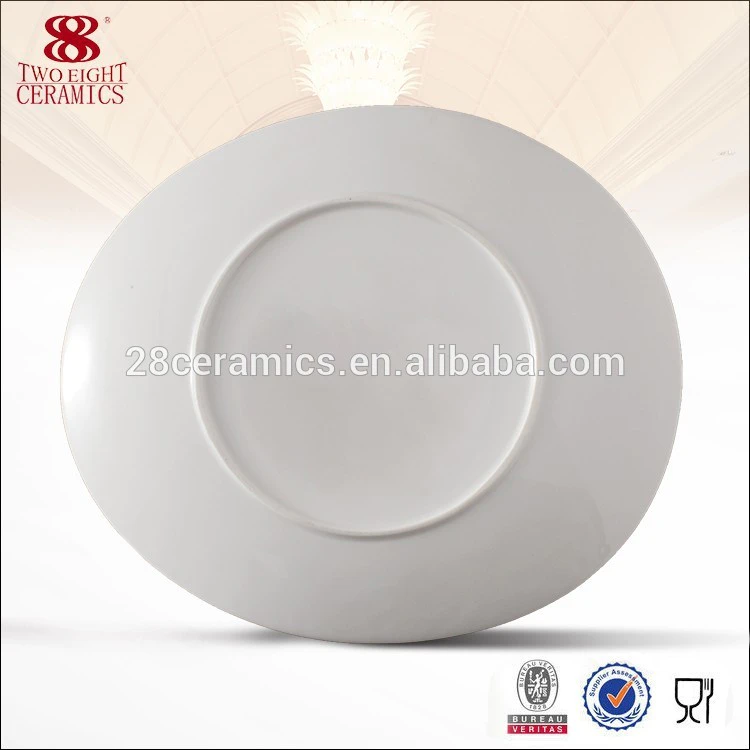Flower shape dinnerware ceramic types dinner plates 10 inch