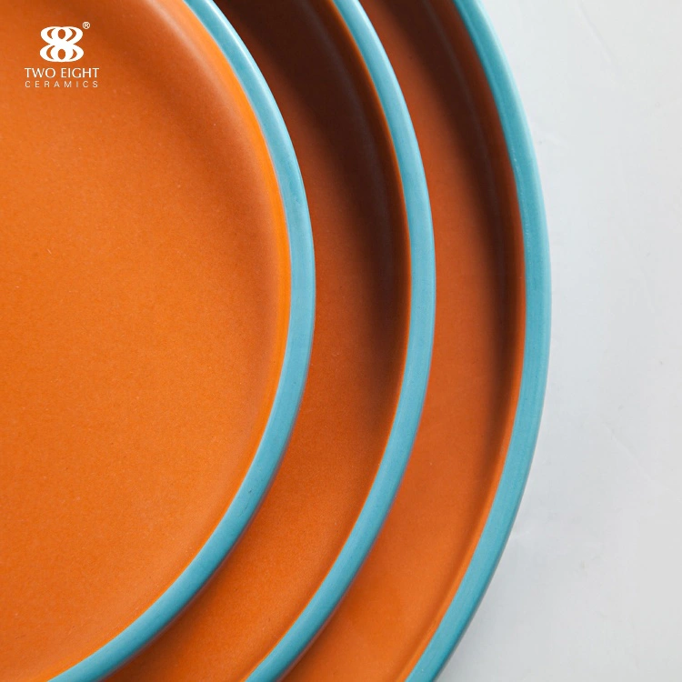 Hot Sales Ceramic Tableware Strong Glazed Restaurant Plates, Crockery Tableware Hotel Brand Dish Popular Ceramic Plates^