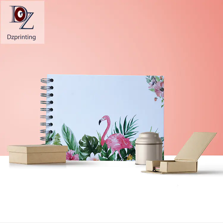 Flamingo Design Paper Hardcover Self Adhesive Sheets Photo Album