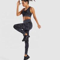 Eco Friendly Body Up High Waist Gym Leggings Fitness Wear Yoga Bra And Pants Set