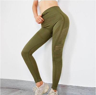 China Suppliers Women Bodybuilding Clothes Army Green Athleisure Yoga Gym Active Wear