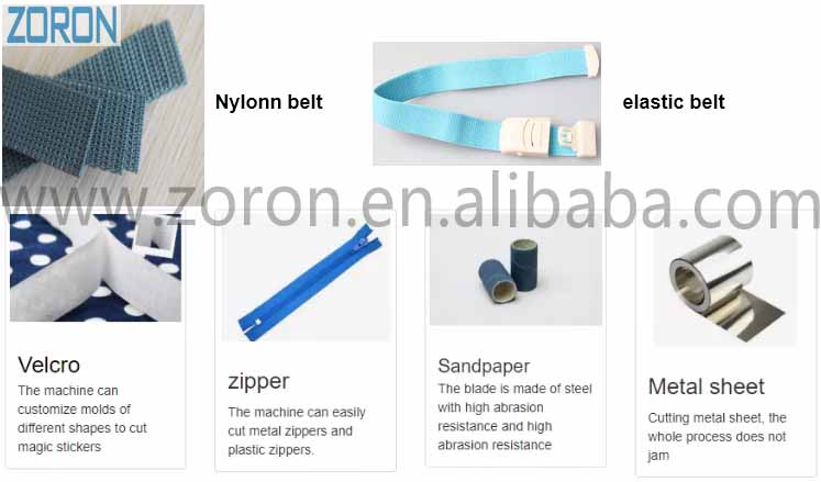 Computer Controlled Bootlace Shoelace Tape Ribbon Belt Magic Tape Hot&Cold Webbing Cutting Machine