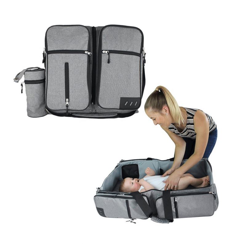 Osgoodway OEM 3 in 1 Travel Bassinet Diaper Bag Outdoor Portable Baby Changing Bed Bag