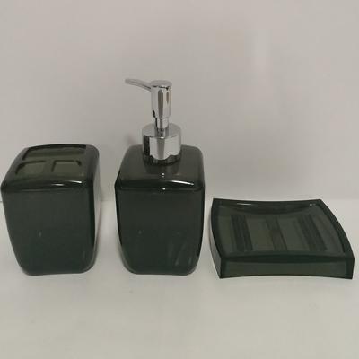 Wholesale Grey Cheap Acrylic Plastic Bathroom Accessories