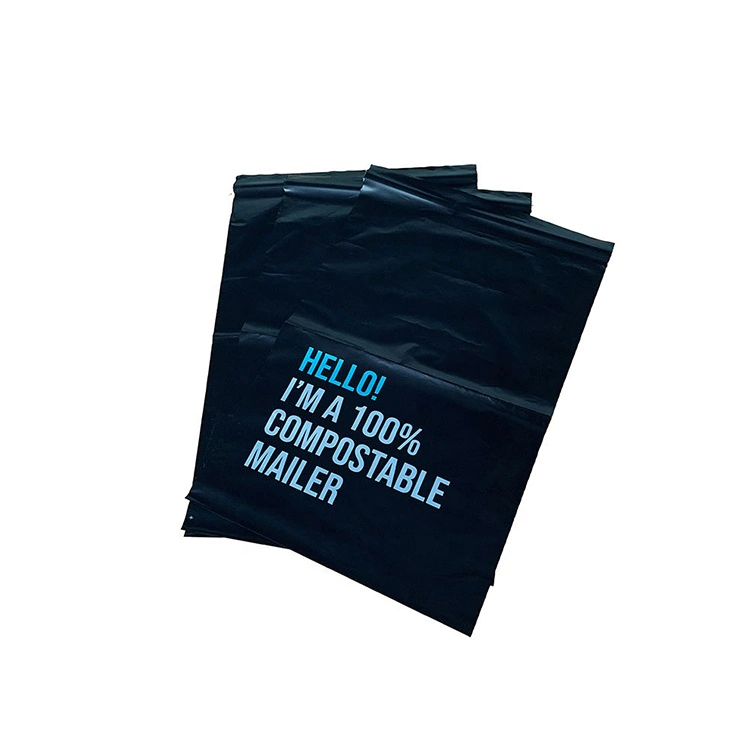 PLA biodegradable custom logo bags eco friendly mailing bags