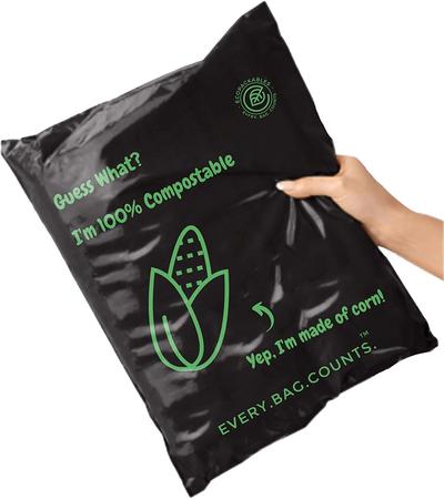 Thank You compostable Mailing Bag 100 Packs 10 X 13 Self Seal Adhesive for Business Shipping Bags Poly Mailer Bag