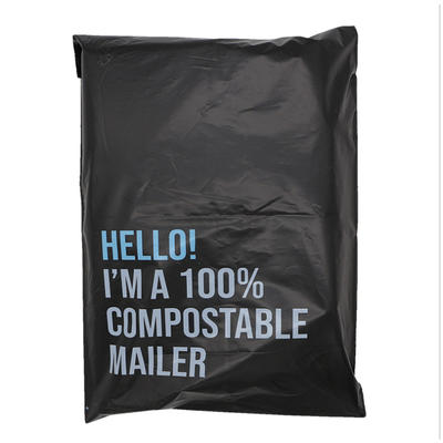 cornstarch made biodegradable custom poly mailing shipping bag envelopes