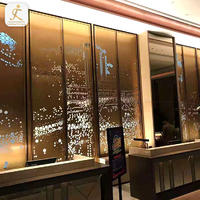 Custom Chinese styleliving room metalwall covering stainless steel wall panel interior decoration