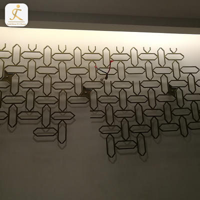 304 color decorative stainless corten steel wall panel decorative metal interior wall grill panel laser cut metal wall art