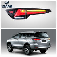VLAND factory accessory for Car tail light for Fortuner taillight 2017-UP for Fortuner tail lamp LED light moving turn signal