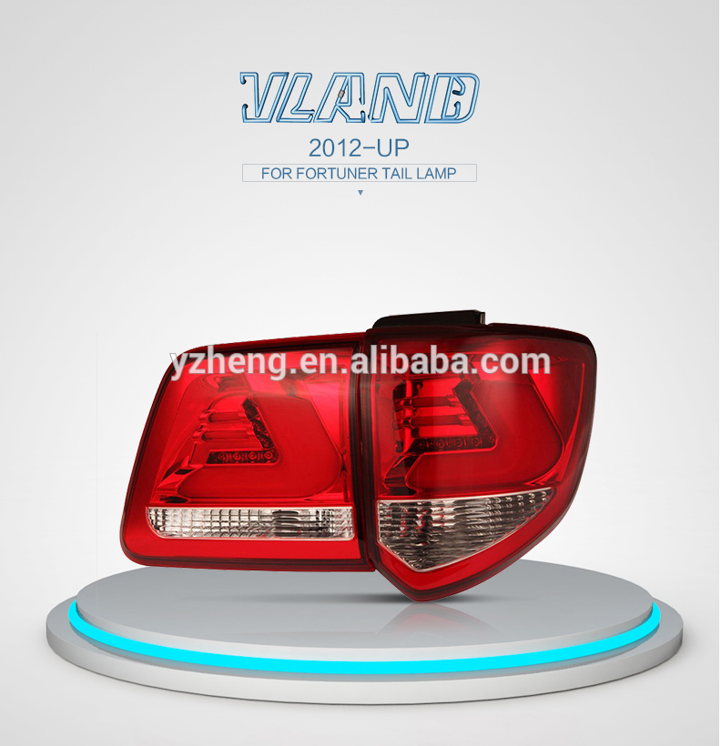 China VLAND Factory for Fortuner taillight for 2012 2013 2014 2015 for FORTUNER LED tail light wholesale price