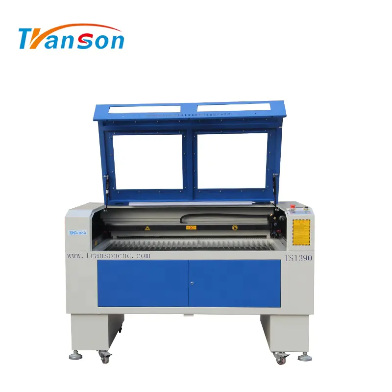 80W Co2 Laser Cutting Engraving Machine TS1390 with EFR F2 Tube used forwood paper acrylic leather plastic stone glass