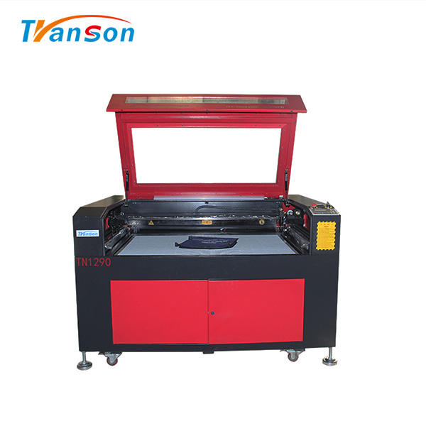 130W CO2 Laser Cutting Engraving Machine TN1290 with Reci W6 Tube used forwood paper acrylic leather plastic stone glass